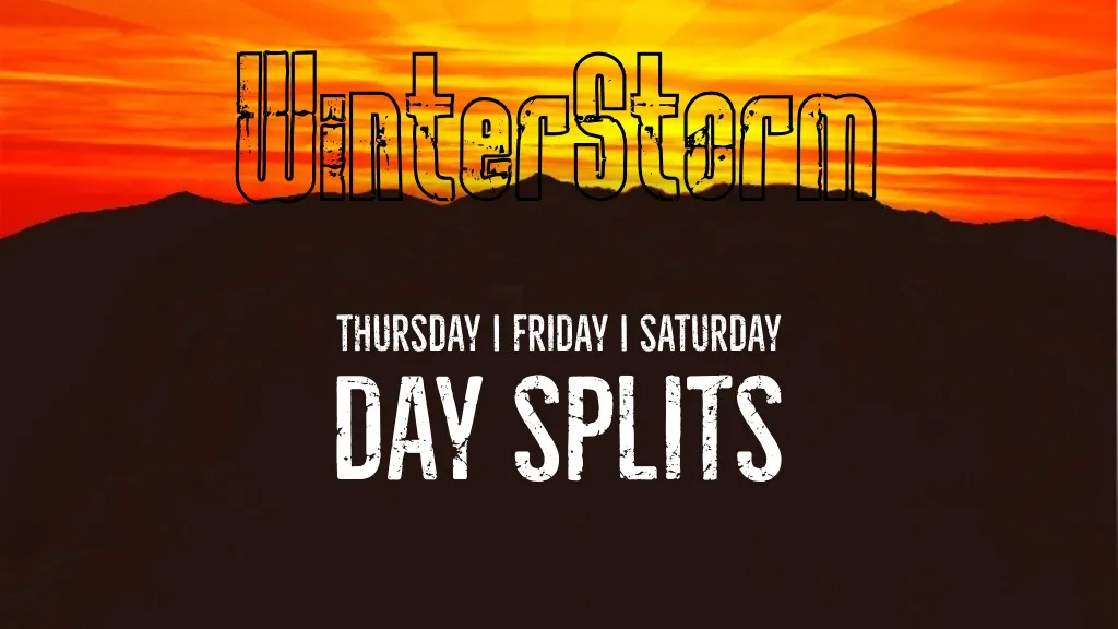 Day and Stage Splits